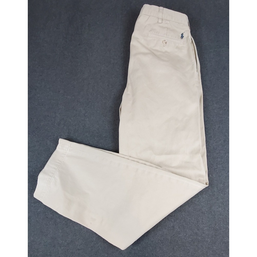 Vintage Polo Ralph Lauren Ethan Pleated Mens Chino Pants 36x34 Tall